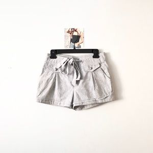 Have & Have Striped Belted Shorts